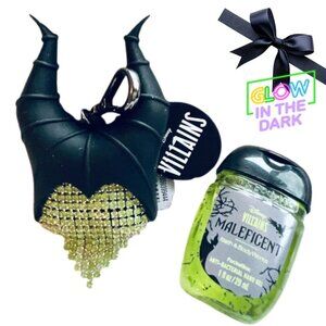 🦇✨ Bath & Body Works Villains – Maleficent PocketBac + Glow Bling Holder ✨🖤